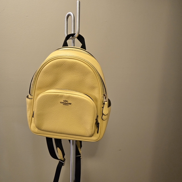 Coach Yellow Mini Backpack - Picture 2 of 11